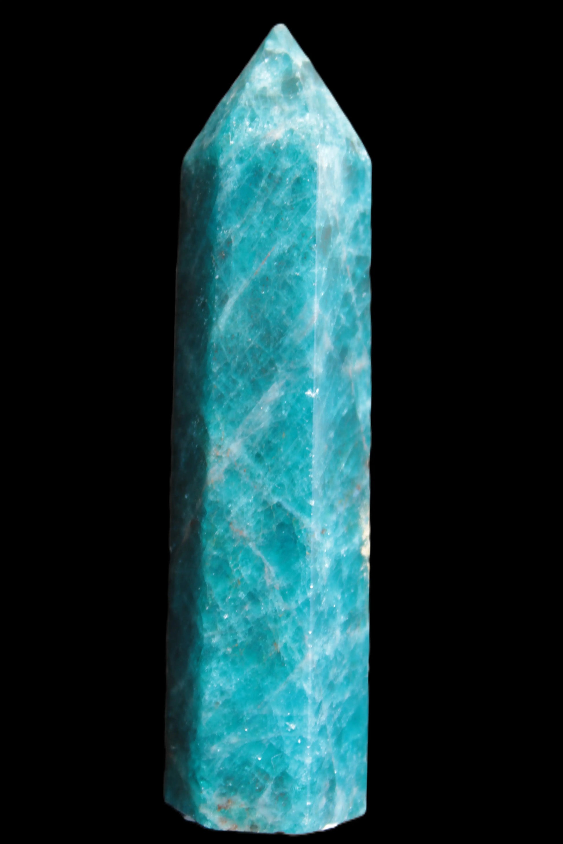 Blue Apatite wand 93mm 98g Rocks and Things