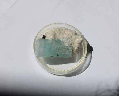 Blue Aquamarine Terminated crystal on matrix 14.6g Rocks and Things