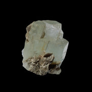 Blue Aquamarine stepped terminated crystal ladder with Muscovite from Afghanistan 26.4g in sunlight - Rocks and Things Store