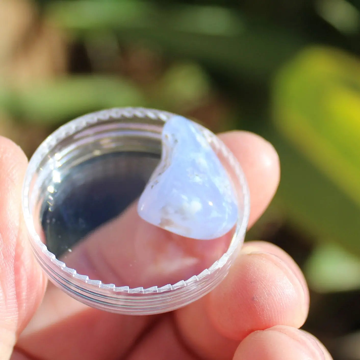 Blue Chalcedony polished crystal 5-6g Rocks and Things