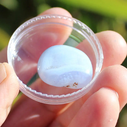 Blue Chalcedony polished crystal 5-6g Rocks and Things