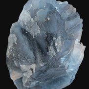 Blue Fluorite cubic cluster with Clear Calcite 168.8g Rocks and Things