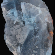 Blue Fluorite cubic cluster with Clear Calcite 168.8g Rocks and Things