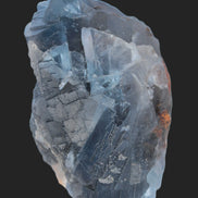 Blue Fluorite cubic cluster with Clear Calcite 168.8g Rocks and Things
