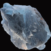 Blue Fluorite cubic cluster with Clear Calcite 168.8g Rocks and Things