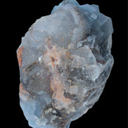 Blue Fluorite cubic cluster with Clear Calcite 168.8g Rocks and Things