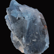 Blue Fluorite cubic cluster with Clear Calcite 168.8g Rocks and Things