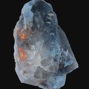 Blue Fluorite cubic cluster with Clear Calcite 168.8g Rocks and Things