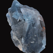 Blue Fluorite cubic cluster with Clear Calcite 168.8g Rocks and Things