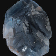 Blue Fluorite cubic cluster with Clear Calcite 168.8g Rocks and Things