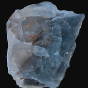 Blue Fluorite cubic cluster with Clear Calcite 168.8g Rocks and Things