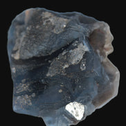 Blue Fluorite cubic cluster with Clear Calcite 168.8g Rocks and Things