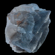 Blue Fluorite cubic cluster with Clear Calcite 168.8g Rocks and Things