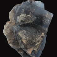 Blue Fluorite cubic cluster with Clear Calcite 168.8g - Rocks and Things Store