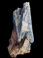 Blue Kyanite cluster with stand 830g in sunlight - Rocks and Things Store