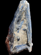 Blue Kyanite cluster with stand 830g in sunlight - Rocks and Things Store