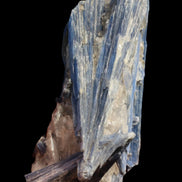 Blue Kyanite cluster with stand 830g in sunlight - Rocks and Things Store