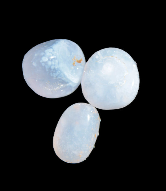 Blue Lace Agate 3 polished stones 8g Rocks and Things