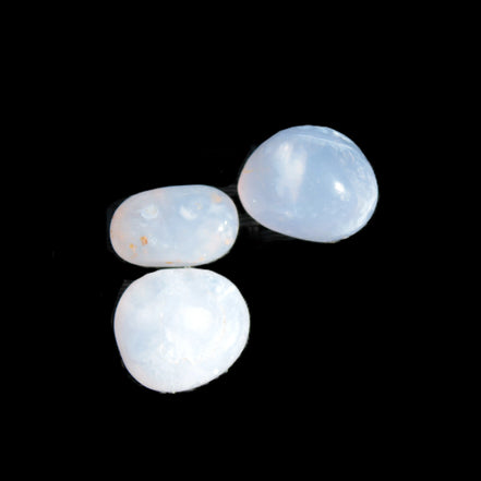Blue Lace Agate 3 polished stones 8g Rocks and Things