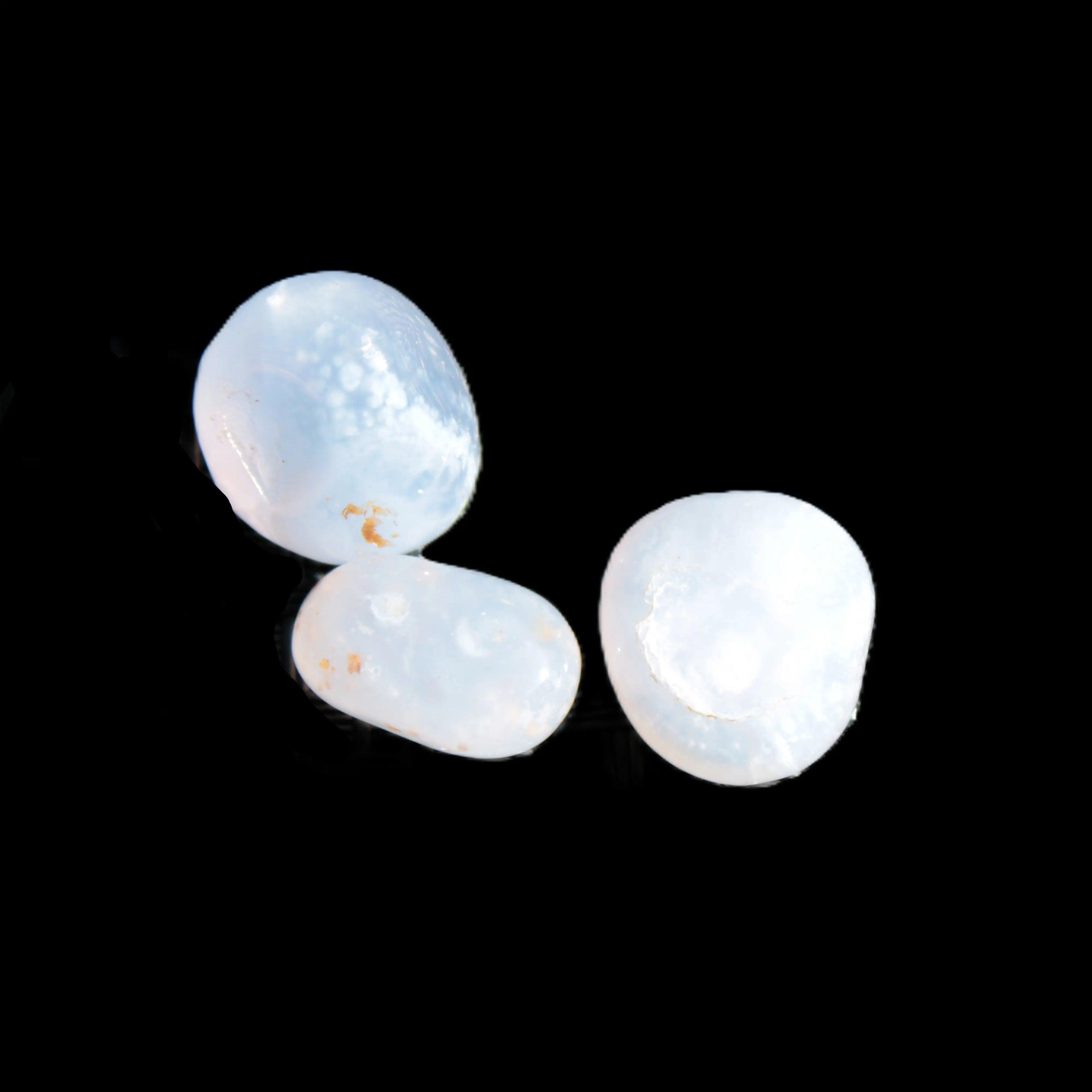 Blue Lace Agate 3 polished stones 8g Rocks and Things