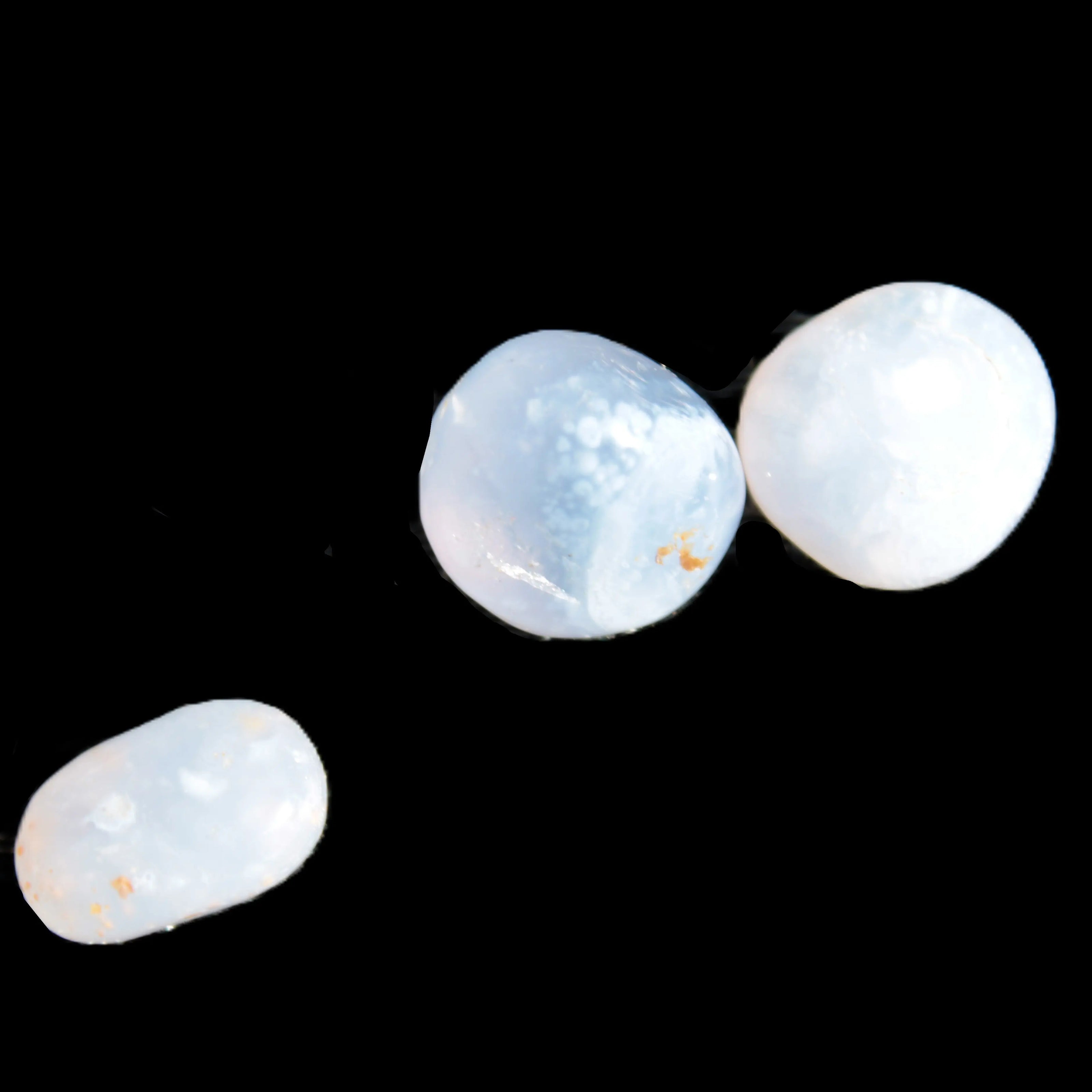 Blue Lace Agate 3 polished stones 8g Rocks and Things