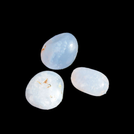 Blue Lace Agate 3 polished stones 8g Rocks and Things