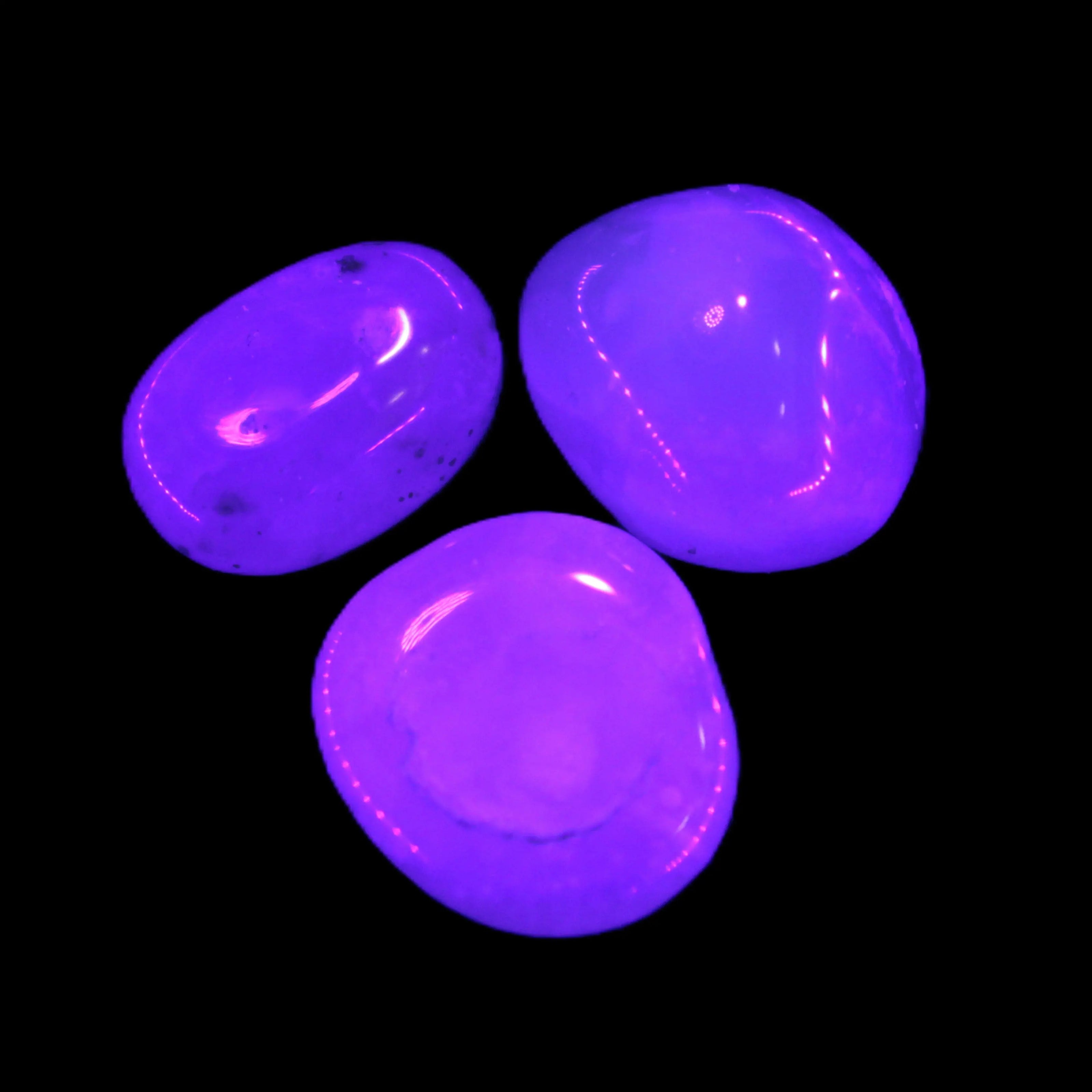 Blue Lace Agate 3 polished stones 8g Rocks and Things