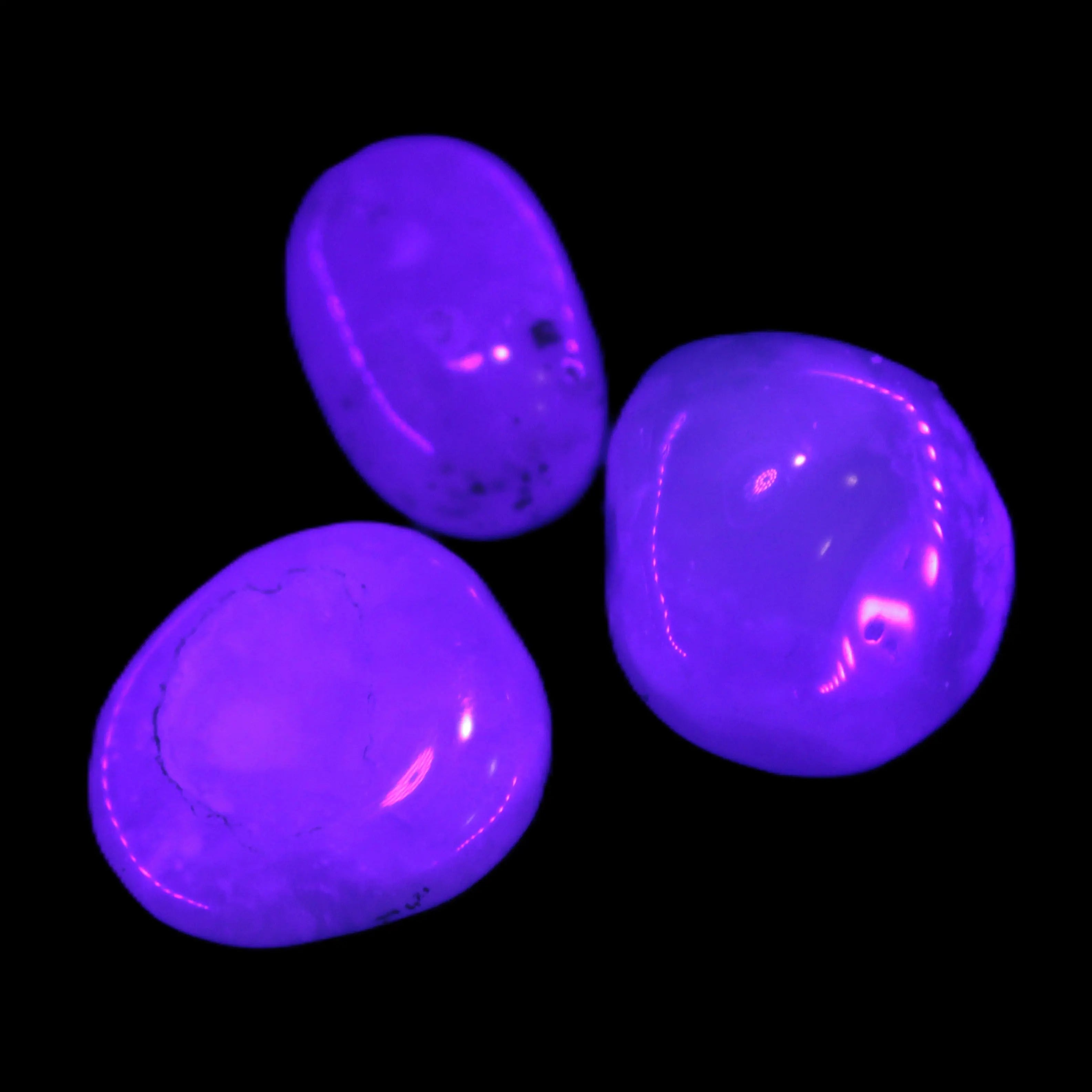 Blue Lace Agate 3 polished stones 8g Rocks and Things