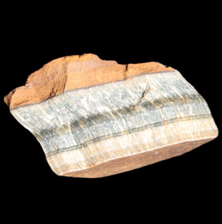 Blue Tigers Eye natural stone 16-39g Rocks and Things