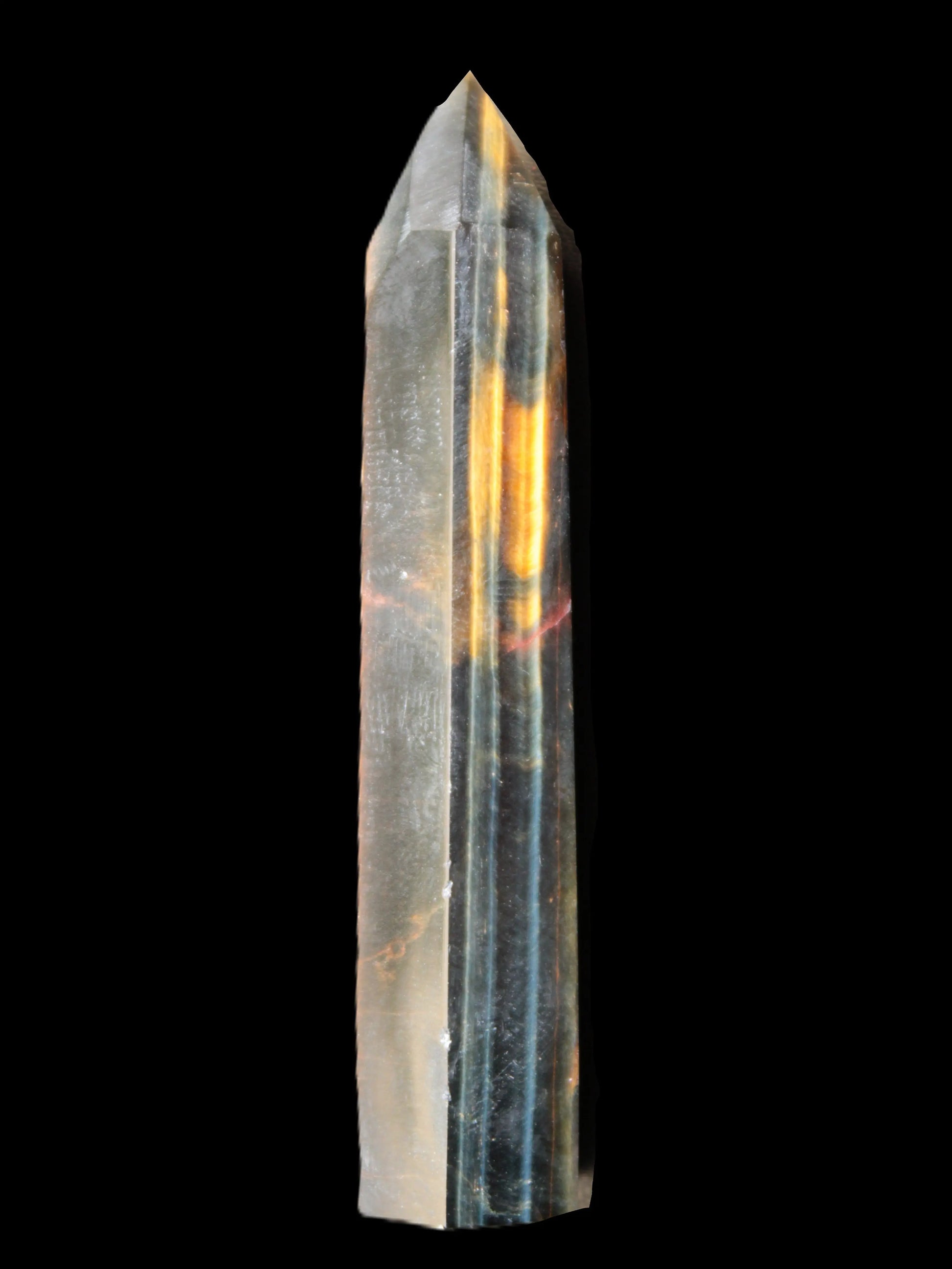 Blue Tigers Eye wand 73mm 36.7g Rocks and Things