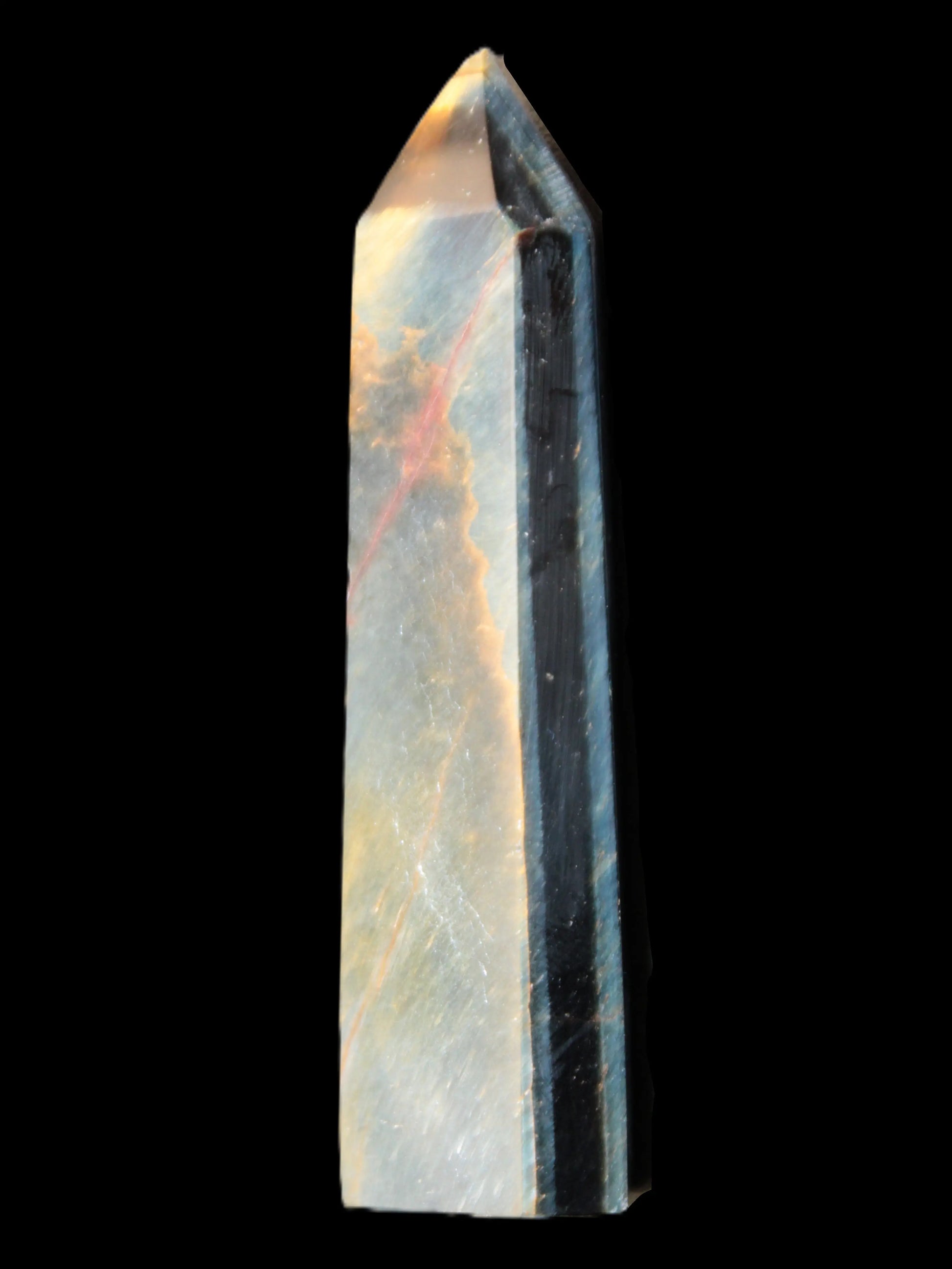 Blue Tigers Eye wand 73mm 36.7g Rocks and Things