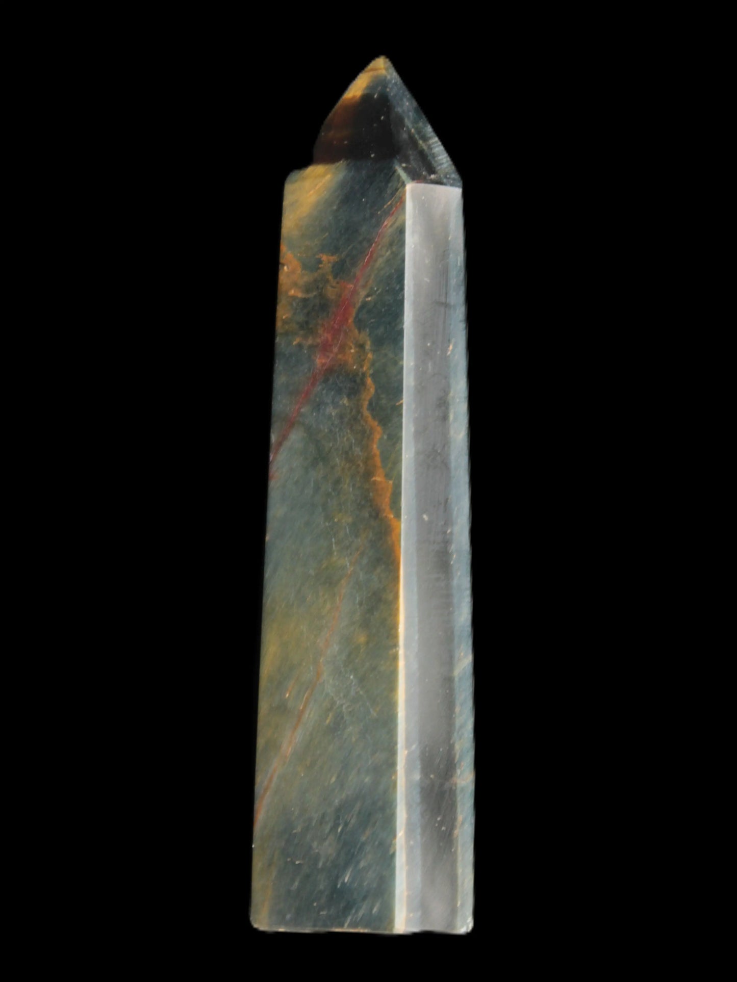 Blue Tigers Eye wand 73mm 36.7g Rocks and Things