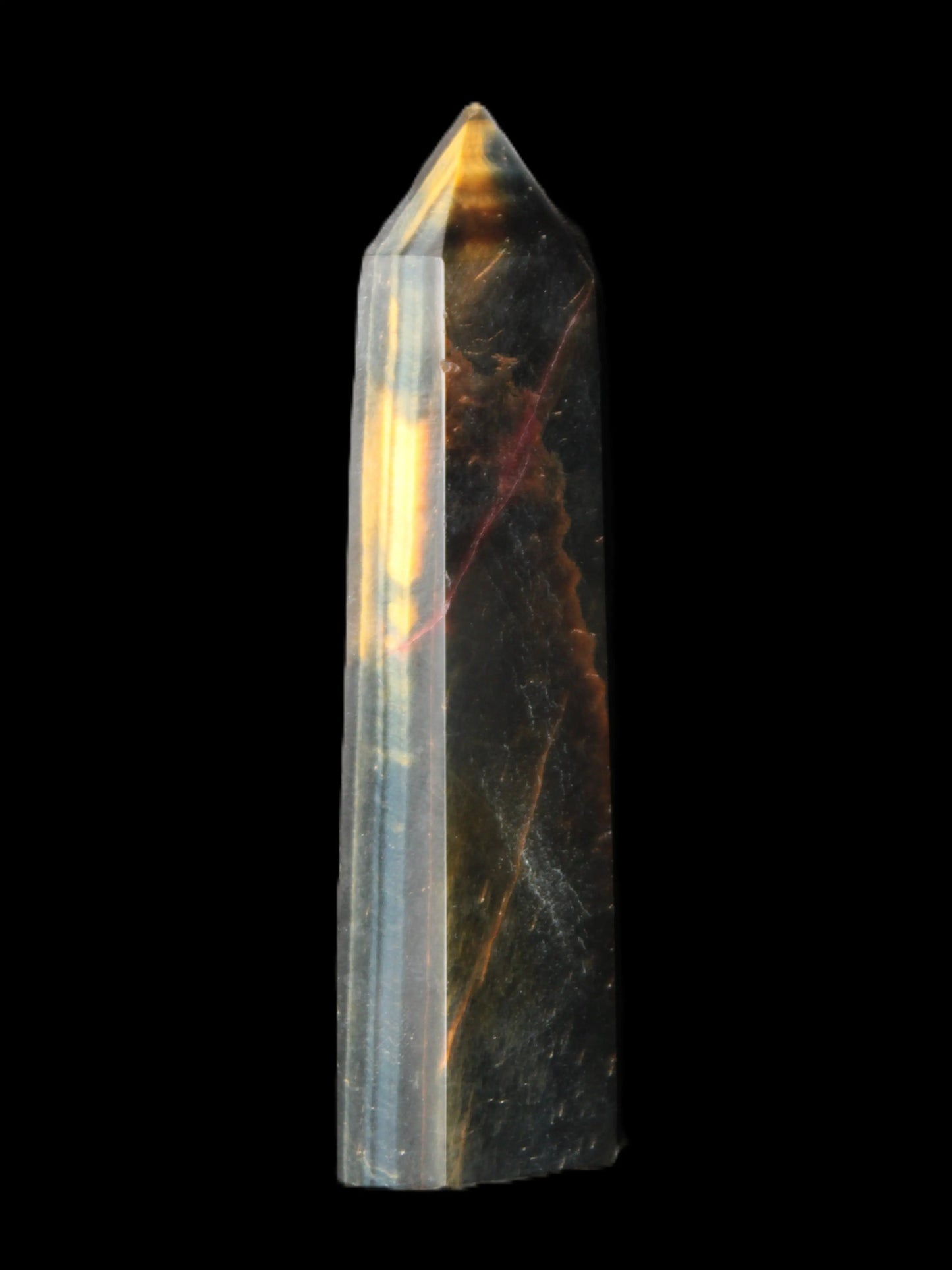 Blue Tigers Eye wand 73mm 36.7g Rocks and Things