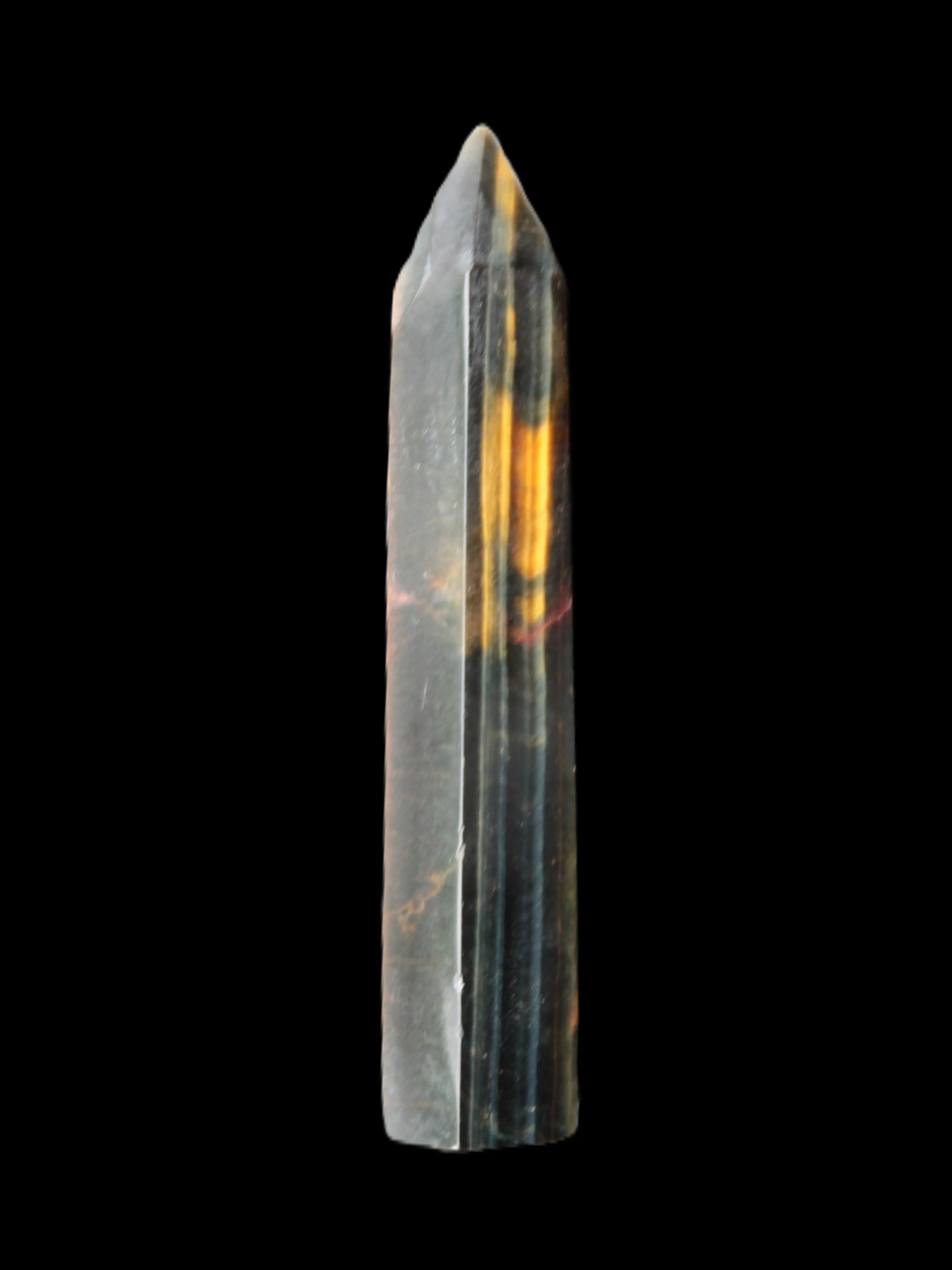 Blue Tigers Eye wand 73mm 36.7g Rocks and Things