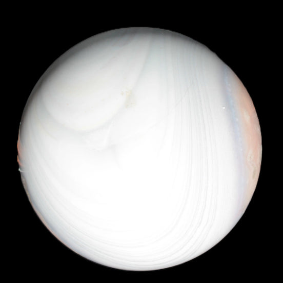 Blue and Pink Sakura Agate sphere 125mm 3380g Rocks and Things Store