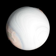 Blue and Pink Sakura Agate sphere 125mm 3380g Rocks and Things Store