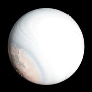 Blue and Pink Sakura Agate sphere 125mm 3380g Rocks and Things Store