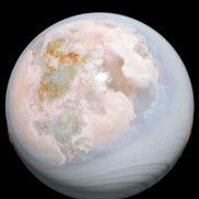 Blue and Pink Sakura Agate sphere 125mm 3380g Rocks and Things Store
