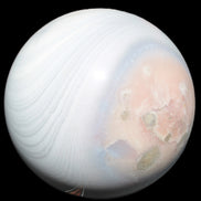 Blue and Pink Sakura Agate sphere 125mm 3380g Rocks and Things Store