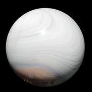 Blue and Pink Sakura Agate sphere 125mm 3380g Rocks and Things Store