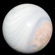 Blue and Pink Sakura Agate sphere 125mm 3380g Rocks and Things Store