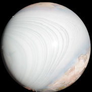 Blue and Pink Sakura Agate sphere 125mm 3380g Rocks and Things Store