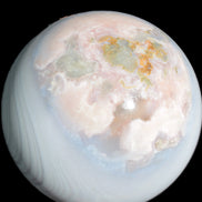 Blue and Pink Sakura Agate sphere 125mm 3380g Rocks and Things Store