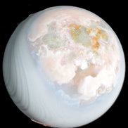 Blue and Pink Sakura Agate sphere 125mm 3380g Rocks and Things Store