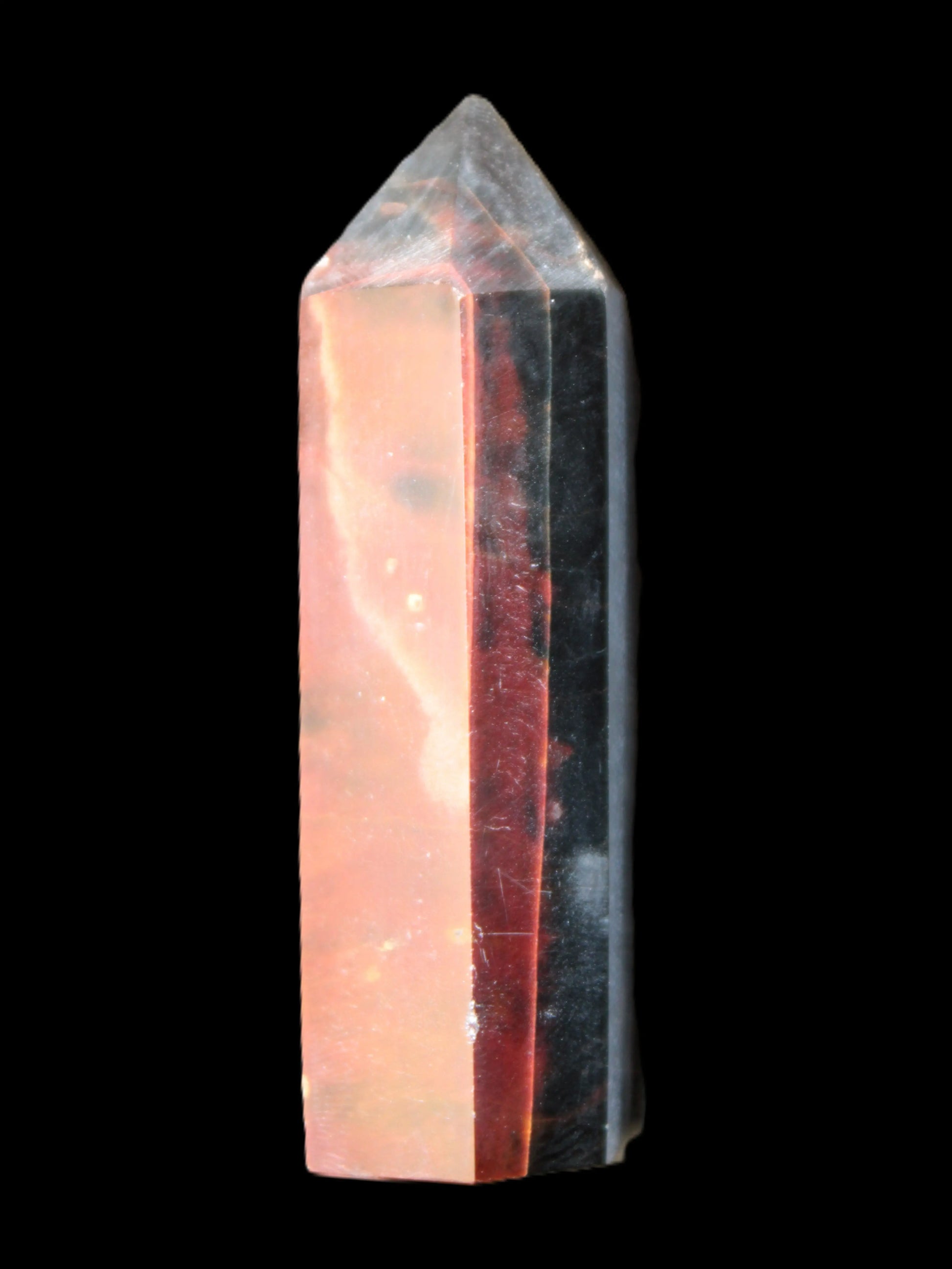 Blue and Red Tigers Eye wand 70mm  52.5g Rocks and Things Store