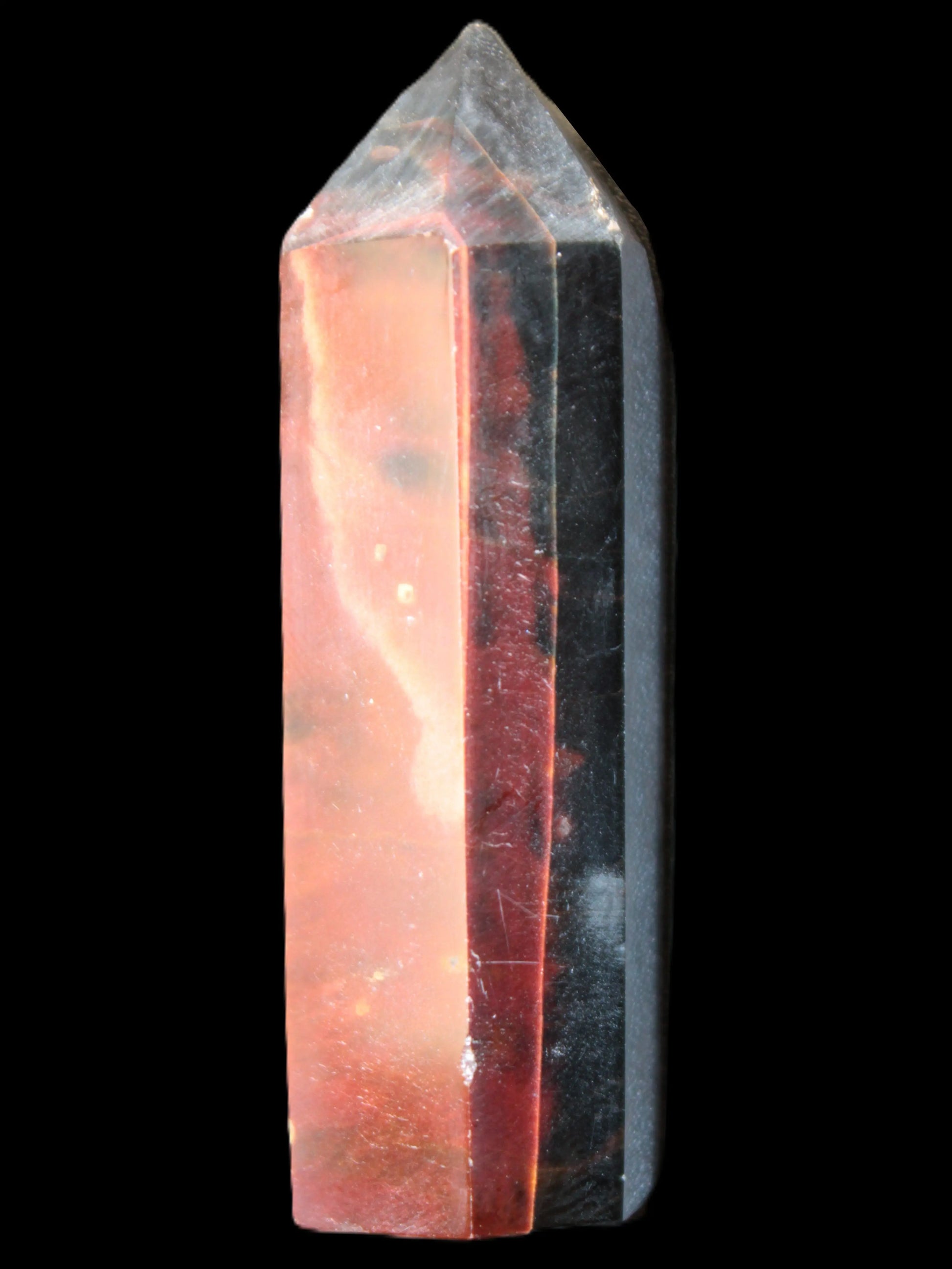 Blue and Red Tigers Eye wand 70mm  52.5g Rocks and Things Store