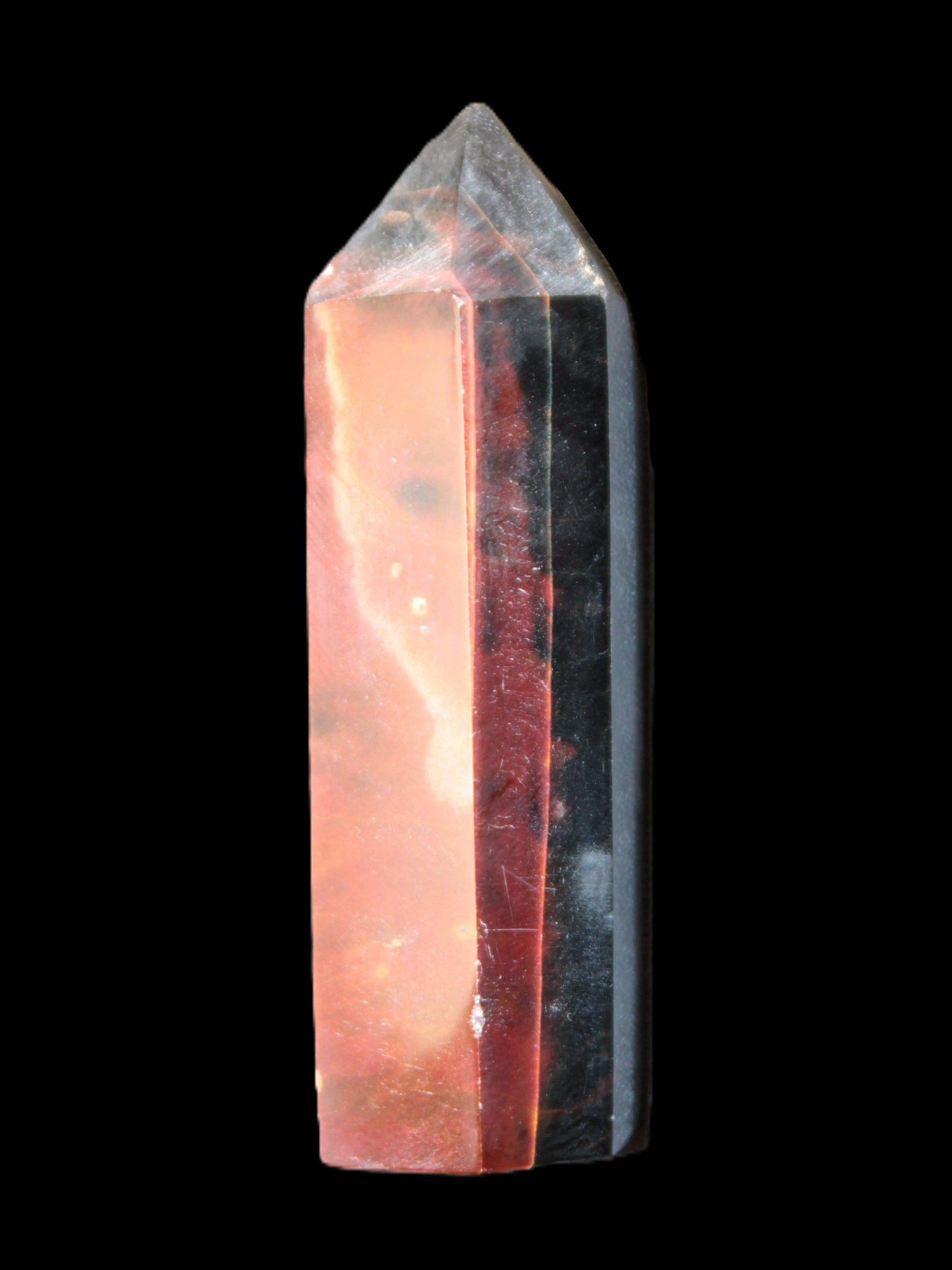 Blue and Red Tigers Eye wand 70mm  52.5g Rocks and Things Store