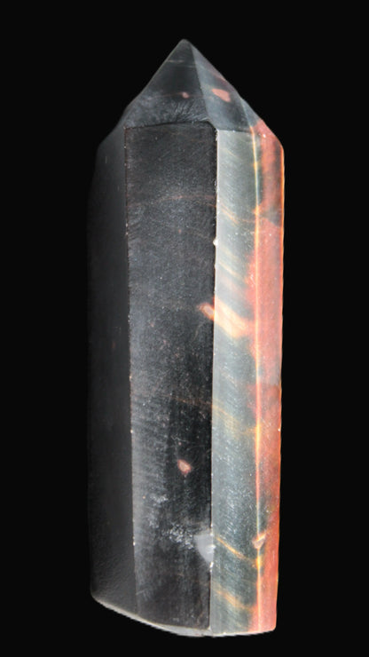 Blue and Red Tigers Eye wand 70mm  52.5g Rocks and Things Store