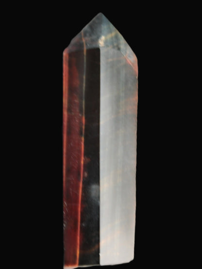 Blue and Red Tigers Eye wand 70mm  52.5g Rocks and Things Store