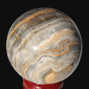 Bumblebee Calcite sphere 53mm 199g - Rocks and Things Store